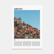 Abruzzo Travel Color No 2 Poster