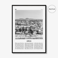 Abuja Print Black and White, Abuja Wall Art, Abuja Poster, Abuja Photo, Abuja Wall Décor, Nigeria, Nigerian, Africa