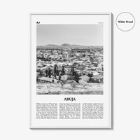 Abuja Print Black and White, Abuja Wall Art, Abuja Poster, Abuja Photo, Abuja Wall Décor, Nigeria, Nigerian, Africa