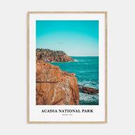 Acadia National Park Portrait Color Poster
