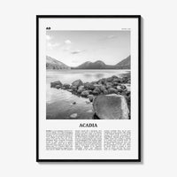 Acadia National Park Print Black and White, Acadia Wall Art, Acadia Poster, Acadia Photo, Maine, USA, United States, North America