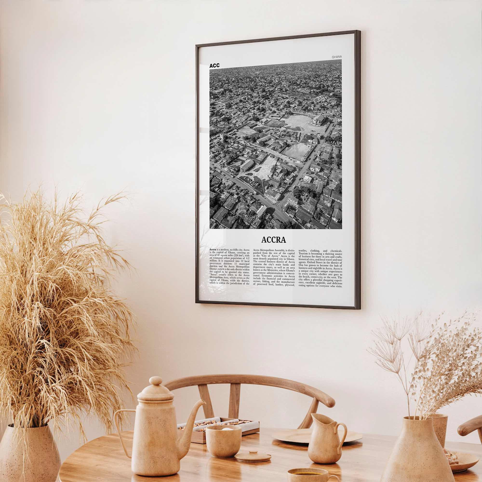 Accra Print Black and White, Accra Wall Art, Accra Poster, Accra Photo, Accra Wall Decor, City Art Print, Ghana, Nkran Ankara, Africa