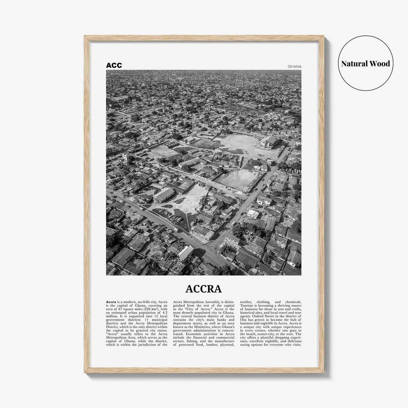 Accra Print Black and White, Accra Wall Art, Accra Poster, Accra Photo, Accra Wall Decor, City Art Print, Ghana, Nkran Ankara, Africa