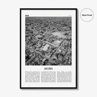 Accra Print Black and White, Accra Wall Art, Accra Poster, Accra Photo, Accra Wall Decor, City Art Print, Ghana, Nkran Ankara, Africa