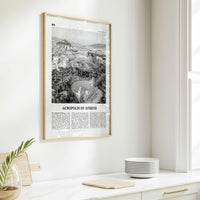 Acropolis of Athens Print Black and White, Acropolis of Athens Wall Art, Acropolis of Athens Poster, Acropolis of Athens Photo, Greece