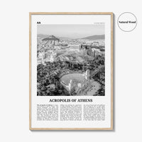 Acropolis of Athens Print Black and White, Acropolis of Athens Wall Art, Acropolis of Athens Poster, Acropolis of Athens Photo, Greece