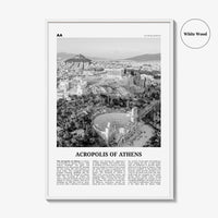 Acropolis of Athens Print Black and White, Acropolis of Athens Wall Art, Acropolis of Athens Poster, Acropolis of Athens Photo, Greece