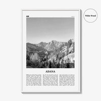 Adana Print Black and White, Adana Wall Art, Adana Poster, Adana Photo, Adana Map, Adana Wall Decor, Turkey