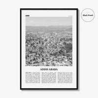 Addis Ababa Print Black and White, Addis Ababa Wall Art, Addis Ababa Poster, Addis Ababa Photo, Ethiopia Print, Ethiopia, Abäba Abeba Africa