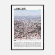 Addis Ababa Travel Color Poster