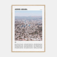 Addis Ababa Travel Color Poster