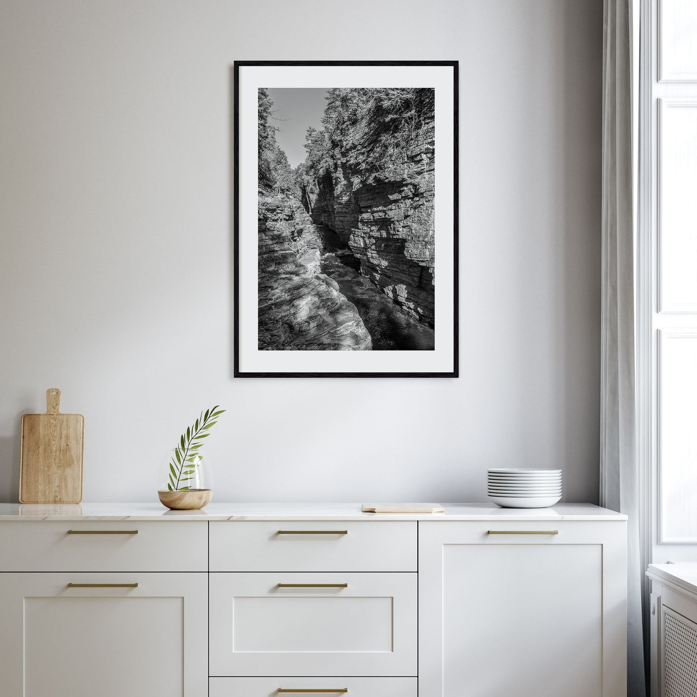 Adirondack Mountains Photo B&W No 2 Poster