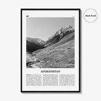 Afghanistan Print Black and White No 1, Afghanistan Wall Art, Afghanistan Poster, Afghanistan Photo, Afghanistan, Afġānistān, Kabul