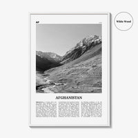 Afghanistan Print Black and White No 1, Afghanistan Wall Art, Afghanistan Poster, Afghanistan Photo, Afghanistan, Afġānistān, Kabul