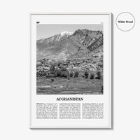 Afghanistan Print Black and White No 2, Afghanistan Wall Art, Afghanistan Poster, Afghanistan Photo, Afghanistan, Afġānistān, Kabul