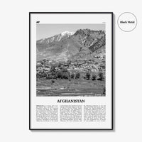Afghanistan Print Black and White No 2, Afghanistan Wall Art, Afghanistan Poster, Afghanistan Photo, Afghanistan, Afġānistān, Kabul