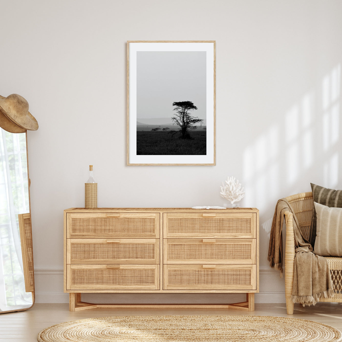 Africa Photo B&W Poster