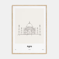 Agra Drawn No 2 Poster