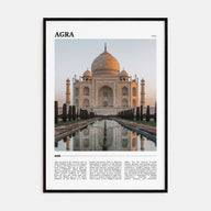 Agra Travel Color Poster