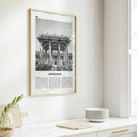 Ahmedabad Print Black and White, Ahmedabad Wall Art, Ahmedabad Poster, Ahmedabad Photo, Ahmedabad Map, Ahmedabad Wall Decor, India