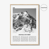 Aiguille du Midi Print Black and White, Aiguille du Midi Wall Art, Aiguille du Midi Poster, Aiguille du Midi Photo, Aiguille Décor, France