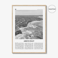Aireys Inlet Print Black and White, Aireys Inlet Wall Art, Aireys Inlet Poster, Aireys Inlet Photo, Aireys Inlet Decor, Victoria, Australia