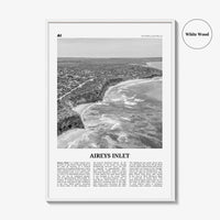 Aireys Inlet Print Black and White, Aireys Inlet Wall Art, Aireys Inlet Poster, Aireys Inlet Photo, Aireys Inlet Decor, Victoria, Australia