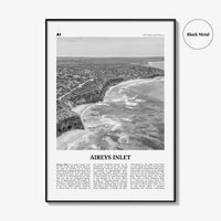 Aireys Inlet Print Black and White, Aireys Inlet Wall Art, Aireys Inlet Poster, Aireys Inlet Photo, Aireys Inlet Decor, Victoria, Australia