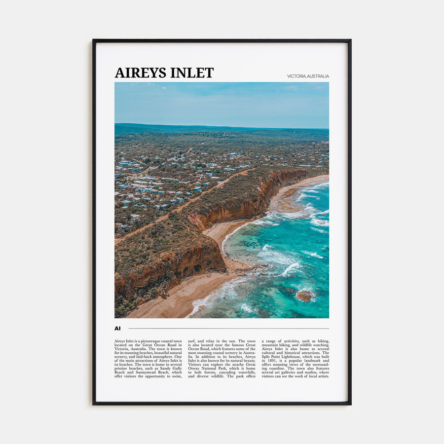 Aireys Inlet Travel Color Poster