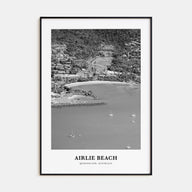 Airlie Beach Portrait B&W Poster