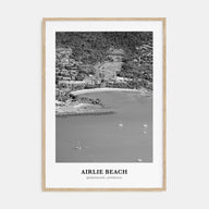 Airlie Beach Portrait B&W Poster