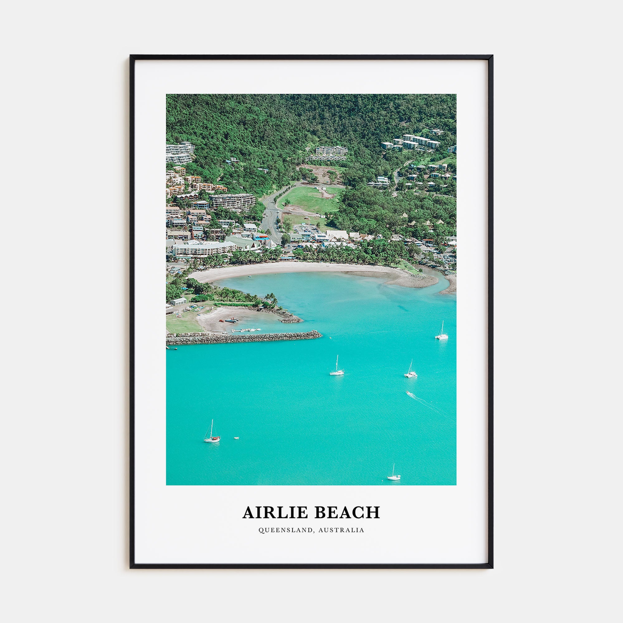 Airlie Beach Portrait Color Poster