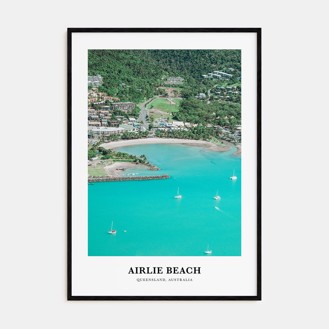 Airlie Beach Portrait Color Poster