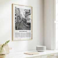 Aix En Provence Print Black and White No 2, Aix-en-Provence Wall Art, Aix-en-Provence Poster, Aix-en-Provence Photo, France, Côte d'Azur