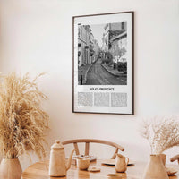 Aix En Provence Print Black and White No 2, Aix-en-Provence Wall Art, Aix-en-Provence Poster, Aix-en-Provence Photo, France, Côte d'Azur