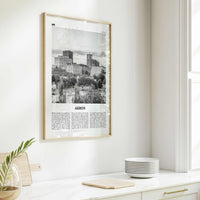 Akron Print Black and White, Akron Wall Art, Akron Poster, Akron Photo, Akron Wall Décor, Ohio, USA, United States, North America