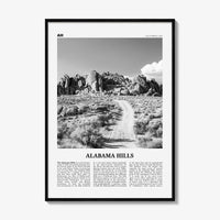 Alabama Hills Print Black and White, Alabama Hills Wall Art, Alabama Hills Poster, Alabama Hills Photo, Alabama Hills Wall Décor, California