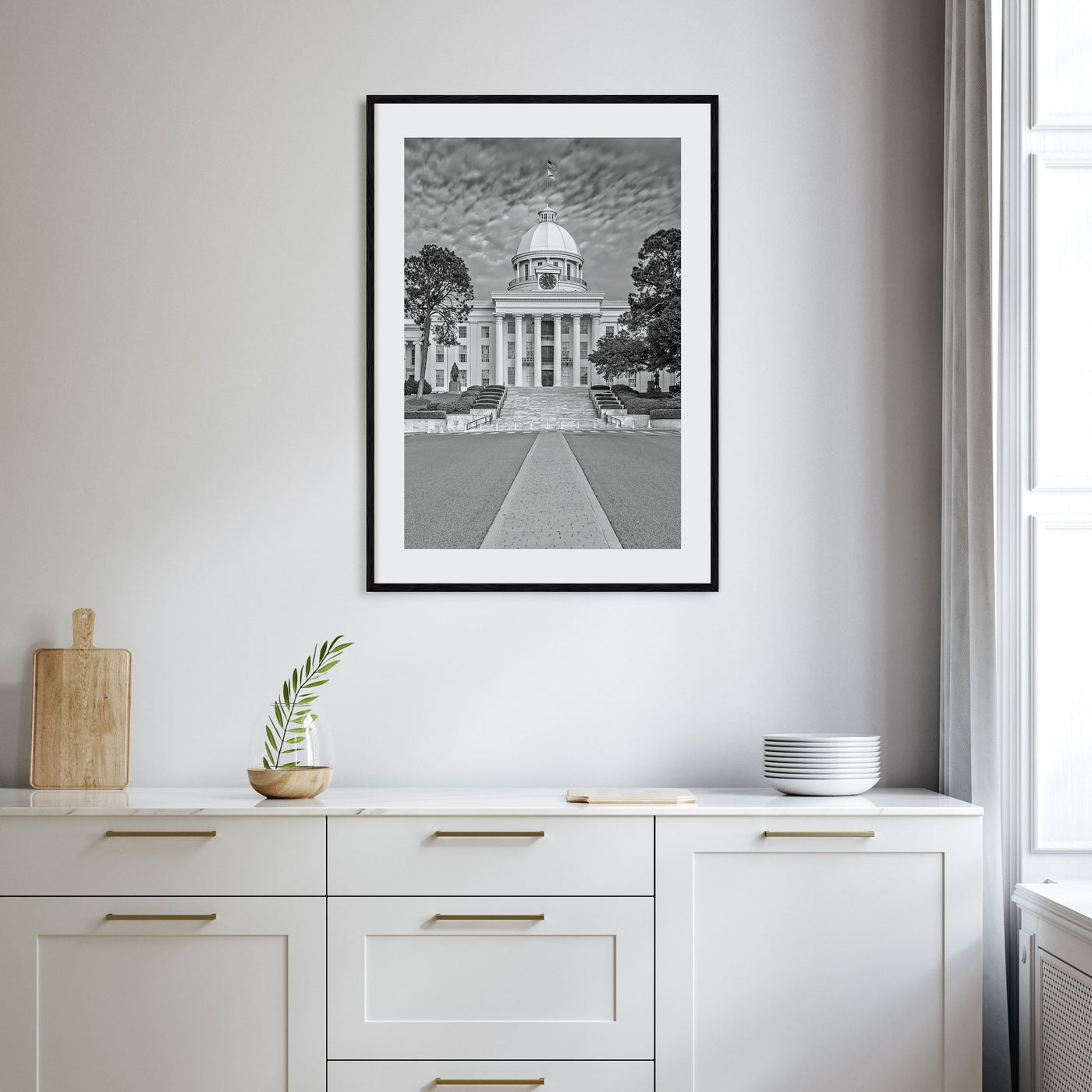 Alabama Photo B&W Poster