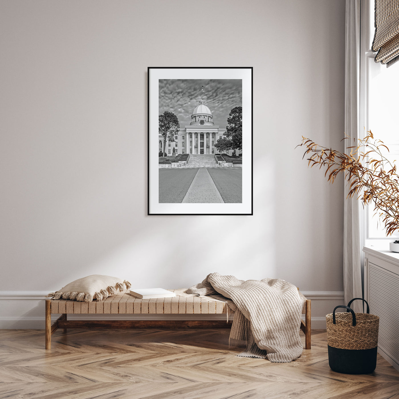 Alabama Photo B&W Poster