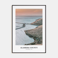 Alameda County Portrait Color Poster
