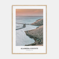 Alameda County Portrait Color Poster