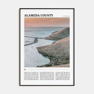 Alameda County Travel Color Poster