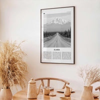 Alaska Print Black and White No 1, Alaska Wall Art, Alaska Poster, Alaska Photo, Alaska Wall Decor, USA, United States, North America