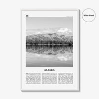 Alaska Print Black and White No 2, Alaska Wall Art, Alaska Poster, Alaska Photo, Alaska Wall Decor, USA, United States, North America