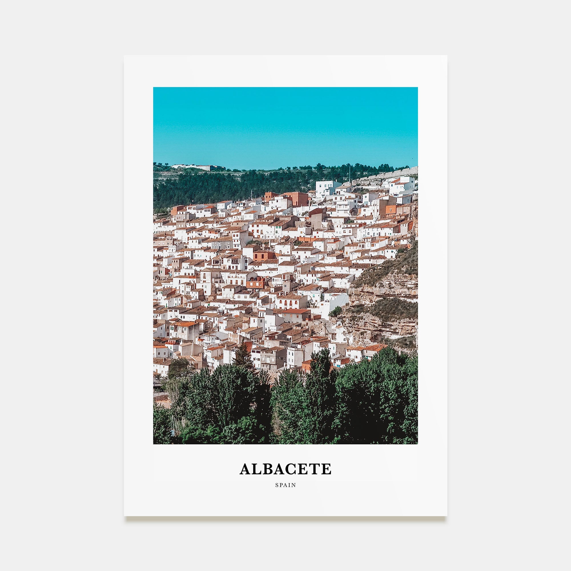 Albacete Portrait Color Poster