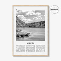 Albania Print Black and White No 1, Albania Wall Art, Albania Poster, Albania Photo, Albania Wall Decor, Country Art Print