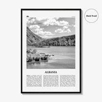 Albania Print Black and White No 1, Albania Wall Art, Albania Poster, Albania Photo, Albania Wall Decor, Country Art Print