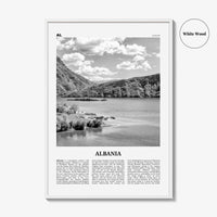 Albania Print Black and White No 1, Albania Wall Art, Albania Poster, Albania Photo, Albania Wall Decor, Country Art Print