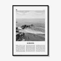Albania Print Black and White No 2, Albania Wall Art, Albania Poster, Albania Photo, Albania Wall Decor, Country Art Print
