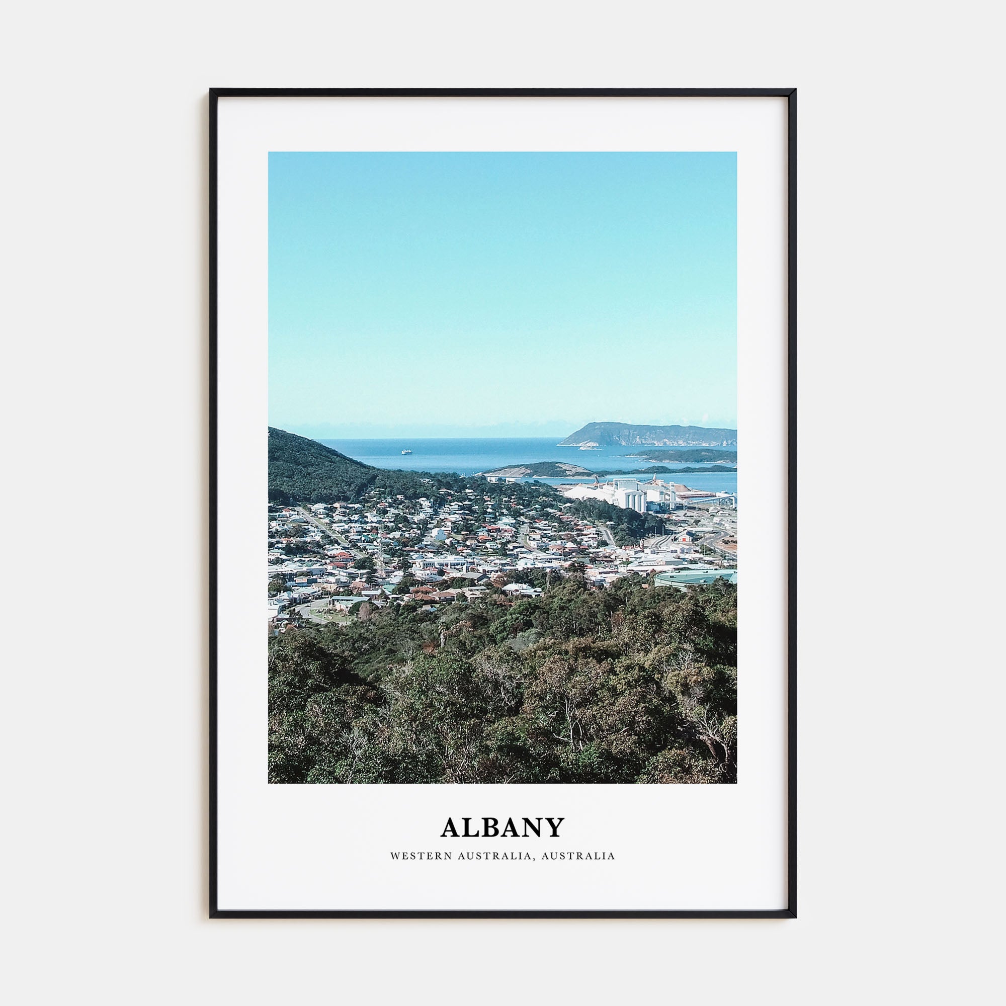 Albany, Australia Portrait Color Poster